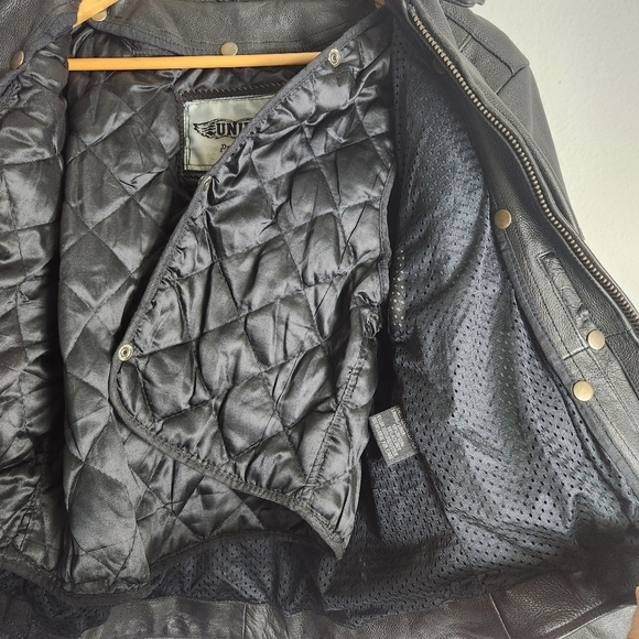 Unik Premium Womens Heavy Duty Motorcycle Jacket w/Snap out Liner-Size L - Picture 7 of 14